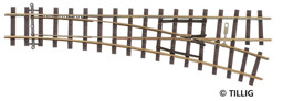 Show details for Tillig 85631 H0m Weiche rechts, 18°, Länge 155 mm Picture of Tillig 85631 H0m Weiche rechts, 18°, Länge 155 mm