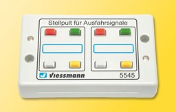 Picture of Viessmann 5545 Tasten-Stellpult 4-begriffig | Zubehör Spur H0 Technik