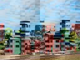 Show details for Auhagen 11400 Lokschuppen mit Wasserturm 245 x 120 x 127 mm Picture of Auhagen 11400 Lokschuppen mit Wasserturm 245 x 120 x 127 mm