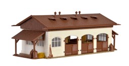 Zeige Details für Vollmer 43790 H0 Reitstall mit Pferdekoppel und Pferden Bild von Vollmer 43790 H0 Reitstall mit Pferdekoppel und Pferden