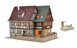 Show details for Vollmer 43694 H0 Boutique mit Inneneinrichtung undLED-Beleuchtung, Funktionsbausatz Picture of Vollmer 43694 H0 Boutique mit Inneneinrichtung undLED-Beleuchtung, Funktionsbausatz