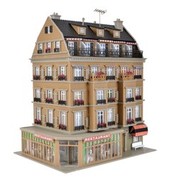 Show details for Vollmer 43781 H0 Restaurant mit Inneneinrichtung undLED-Beleuchtung, Funktionsbausatz Picture of Vollmer 43781 H0 Restaurant mit Inneneinrichtung undLED-Beleuchtung, Funktionsbausatz