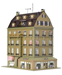Show details for Vollmer 43783 H0 Café mit Inneneinrichtung und LED-Beleuchtung, Funktionsbausatz Picture of Vollmer 43783 H0 Café mit Inneneinrichtung und LED-Beleuchtung, Funktionsbausatz
