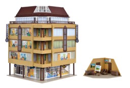 Zeige Details für Vollmer 43800 H0 City-Eckhaus mit Dachatelier Bild von Vollmer 43800 H0 City-Eckhaus mit Dachatelier