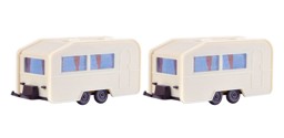 Show details for Vollmer 45147 H0 Wohnwagen, 2 Stück Picture of Vollmer 45147 H0 Wohnwagen, 2 Stück
