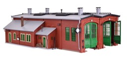 Show details for Vollmer 45752 H0 Lokschuppen mit Türschließvorrichtung,zweiständig Picture of Vollmer 45752 H0 Lokschuppen mit Türschließvorrichtung,zweiständig