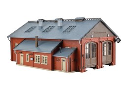 Show details for Vollmer 45753 H0 Lokschuppen mit Türschließvorrichtung,zweiständig Picture of Vollmer 45753 H0 Lokschuppen mit Türschließvorrichtung,zweiständig