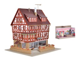 Show details for Vollmer 47693 N Boutique mit Inneneinrichtung undLED-Beleuchtung, Funktionsbausatz Picture of Vollmer 47693 N Boutique mit Inneneinrichtung undLED-Beleuchtung, Funktionsbausatz