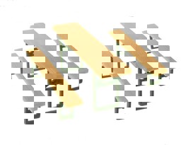 Show details for Faller 272442 N 48 Brauereibänke und 24 Tische Picture of Faller 272442 N 48 Brauereibänke und 24 Tische