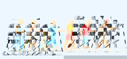 Zeige Details für Preiser 10575 H0 Nordic Walking Bild von Preiser 10575 H0 Nordic Walking