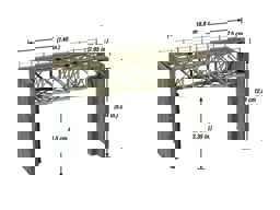 Zeige Details für Noch 67010 Stahlbrücke, 18,8 cm lang Bild von Noch 67010 Stahlbrücke, 18,8 cm lang