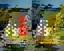 Zeige Details für Faller 130315 H0 Einfamilienhaus, rot Bild von Faller 130315 H0 Einfamilienhaus, rot
