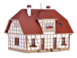 Show details for Vollmer 43654 H0 Fachwerk-Siedlungshaus Picture of Vollmer 43654 H0 Fachwerk-Siedlungshaus