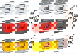 Zeige Details für Kibri 38627 H0 Gebäude-Container, 6 Stück Bild von Kibri 38627 H0 Gebäude-Container, 6 Stück