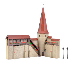 Zeige Details für Kibri 38915 H0 Stadtmauer mit Rundturm in Weil Bild von Kibri 38915 H0 Stadtmauer mit Rundturm in Weil