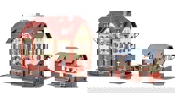 Zeige Details für Kibri 39315 H0 Eisenbahner-Wohnhaus mit Baugerüst undNebengebäude Bild von Kibri 39315 H0 Eisenbahner-Wohnhaus mit Baugerüst undNebengebäude