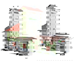 Show details for Kibri 39408 H0 WLZ Lagerhaus Picture of Kibri 39408 H0 WLZ Lagerhaus