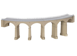 Show details for Kibri 39726 H0 Rosanna-Viadukt mit Eisbrecherpfeilern gebogen,eingleisig Picture of Kibri 39726 H0 Rosanna-Viadukt mit Eisbrecherpfeilern gebogen,eingleisig