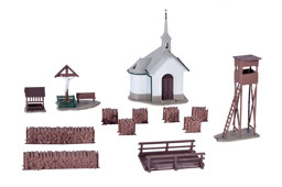 Zeige Details für Kibri 39780 H0 Kapelle in Hirschbichl mit Zubehör Bild von Kibri 39780 H0 Kapelle in Hirschbichl mit Zubehör