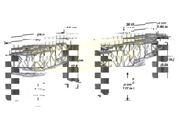 Zeige Details für Noch 67027 Fischbauchbrücke, 36 cm lang Bild von Noch 67027 Fischbauchbrücke, 36 cm lang