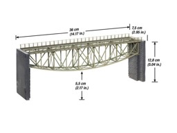 Picture of Noch 67027 Fischbauchbrücke, 36 cm lang | Brücken Spur H0