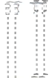 Zeige Details für Busch 4141 2 silb. Siedlungsleuchten H0 Bild von Busch 4141 2 silb. Siedlungsleuchten H0