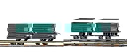 Show details for Busch 12206 2 Niederbordwagen H0 Picture of Busch 12206 2 Niederbordwagen H0