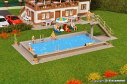 Show details for Vollmer 43809 H0 Schwimmbad Picture of Vollmer 43809 H0 Schwimmbad