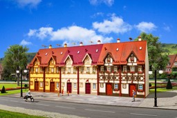 Show details for Vollmer 43843 H0 Reihen-Doppelhaus, beige Picture of Vollmer 43843 H0 Reihen-Doppelhaus, beige