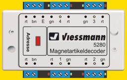 Picture of Viessmann 5280 Multiprotokoll Schalt- und Weichendecoder | Digitaldecoder Spur H0