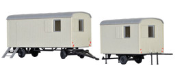 Zeige Details für Kibri 10278 H0 Bauwagen, 2 Stück Bild von Kibri 10278 H0 Bauwagen, 2 Stück