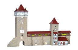 Picture of Kibri 37362 N Stadtmauer mit Fachwerkturm | Gebäude Spur N