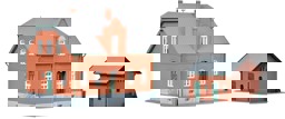 Zeige Details für Kibri 38188 H0 Siedlungshaus Oberhausen mit Nebengebäude Bild von Kibri 38188 H0 Siedlungshaus Oberhausen mit Nebengebäude