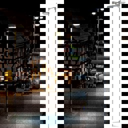 Zeige Details für Busch 4200 Doppelmastleuchte AEG H0 Bild von Busch 4200 Doppelmastleuchte AEG H0