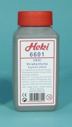 Picture of Heki 6601 Straßenfarbe Asphalt, 200 ml | Modellbau Farben