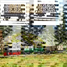 Show details for Busch 12247 Flachwagen mit Holzladung Picture of Busch 12247 Flachwagen mit Holzladung