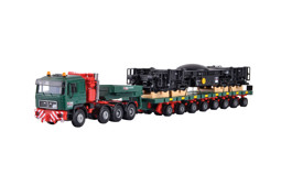 Show details for Kibri 13601 H0 MAN SK mit SCHEUERLE Plattformwagen undUnterteil Schienenkran Picture of Kibri 13601 H0 MAN SK mit SCHEUERLE Plattformwagen undUnterteil Schienenkran
