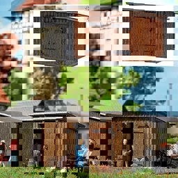 Zeige Details für Busch 1594 Holzschuppen H0 Bild von Busch 1594 Holzschuppen H0