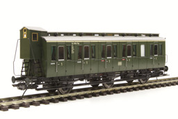 Bild von Lenz 41160-01 Spur 0 Preußischer Abteilwagen Bauart B3 mit Bremserhaus | Personenwagen Spur 0