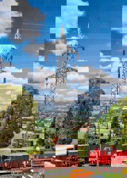 Zeige Details für Faller 130898 H0 2 Freileitungsmasten (110 kV) Bild von Faller 130898 H0 2 Freileitungsmasten (110 kV)