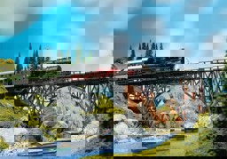 Show details for Faller 120541 H0 Stahlträgerbrücke Picture of Faller 120541 H0 Stahlträgerbrücke