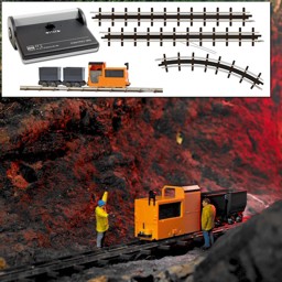 Picture of Busch 12020 Grubenbahn Start-Set | Startpackungen Spur H0m-H0e-H0f analog