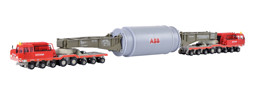 Picture of Kibri 13523 H0 DB Heuler Schwerlastselbstfahrer mit LadegutGeneratorstator | Modellautos 1:87 Spur H0 Bausatz