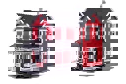 Zeige Details für Kibri 38840 H0 Schwedenhaus, rot Bild von Kibri 38840 H0 Schwedenhaus, rot