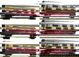 Zeige Details für Fleischmann 881911 N 3-teiliges Set Autoreisezug Christoforus DC analog DB Epoche 4 Bild von Fleischmann 881911 N 3-teiliges Set Autoreisezug Christoforus DC analog DB Epoche 4