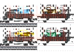 Zeige Details für Märklin 46404 H0 Flachwagenset DAF66 NS Bild von Märklin 46404 H0 Flachwagenset DAF66 NS