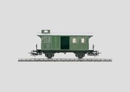 Picture of Märklin 4038 Gepäckwagen grün mit Aufbau und Zugführerabteil | Personenwagen Spur H0