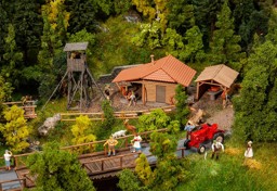 Zeige Details für Faller 130637 H0 Jagdhütte mit Hochsitz Bild von Faller 130637 H0 Jagdhütte mit Hochsitz