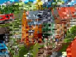 Zeige Details für Faller 130710 H0 2 Reihenendhäuser Kleinstadt Bild von Faller 130710 H0 2 Reihenendhäuser Kleinstadt