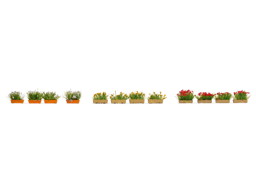Zeige Details für Noch 14009 H0 Blumenkästen blühend bunt Bild von Noch 14009 H0 Blumenkästen blühend bunt